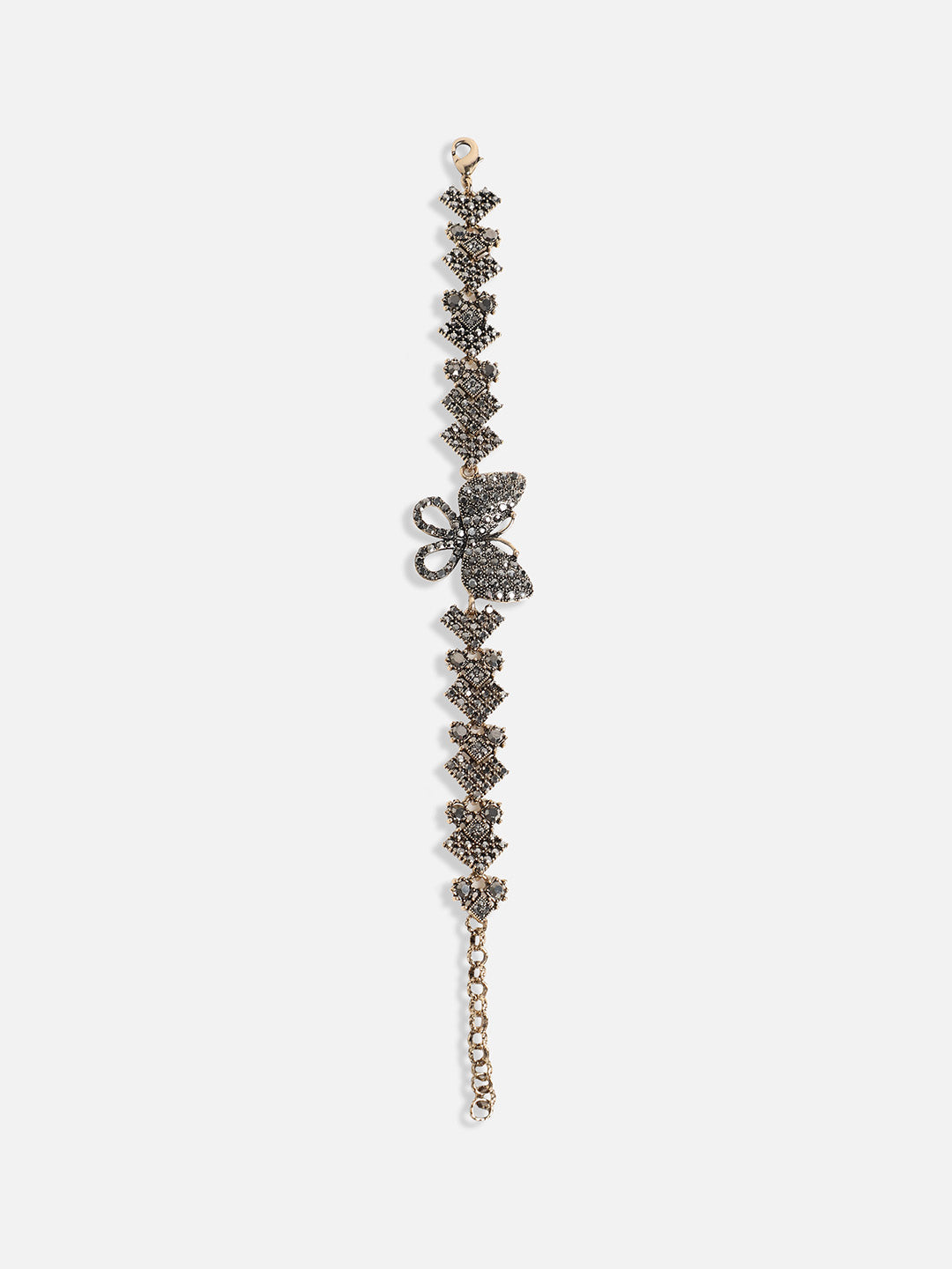 Gold-Plated Butterfly Link Bracelet