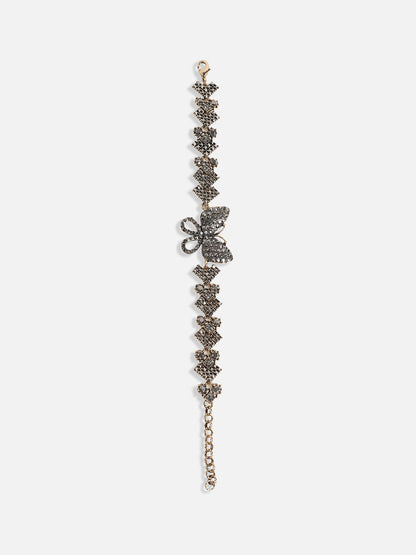 Gold-Plated Butterfly Link Bracelet