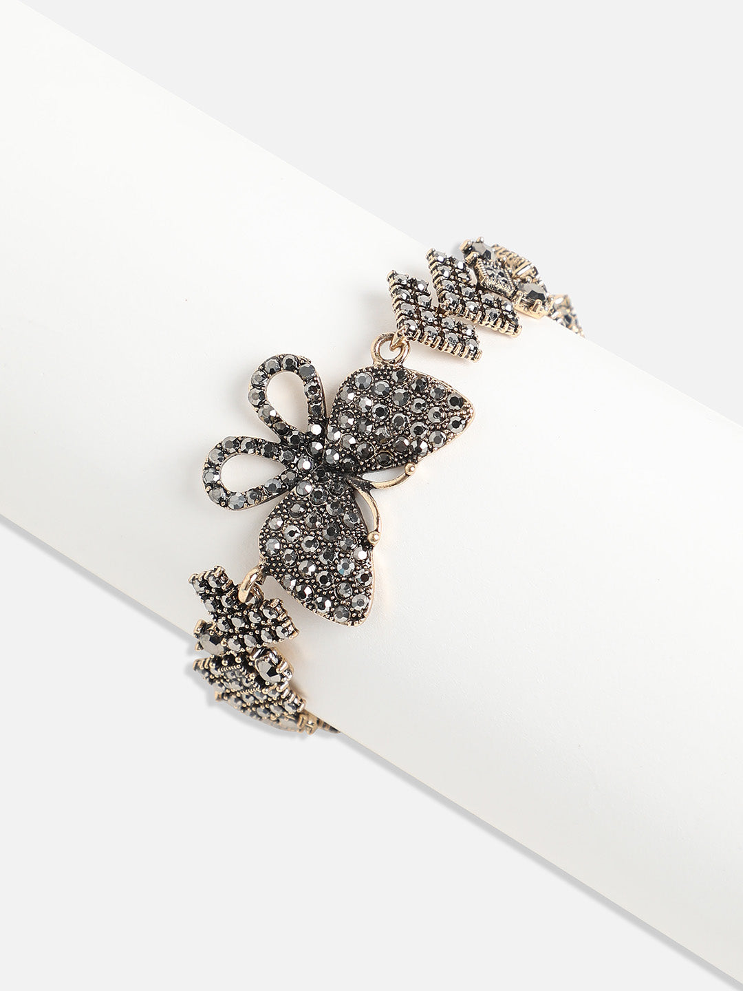 Gold-Plated Butterfly Link Bracelet