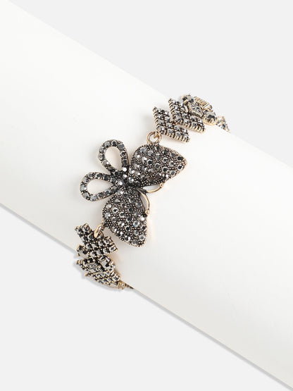 Gold-Plated Butterfly Link Bracelet