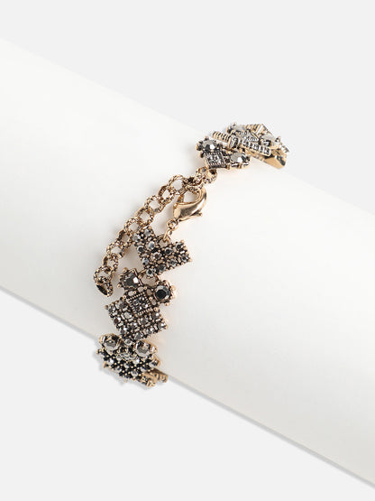 Gold-Plated Butterfly Link Bracelet