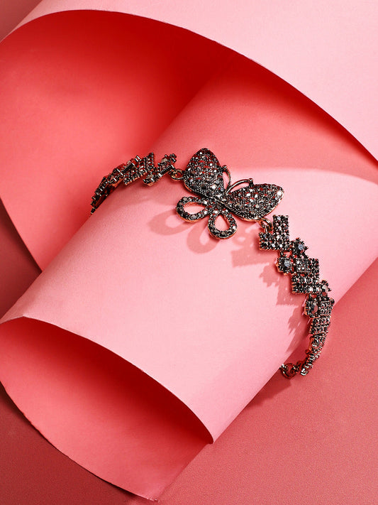 Stone Studded Charm Bracelet