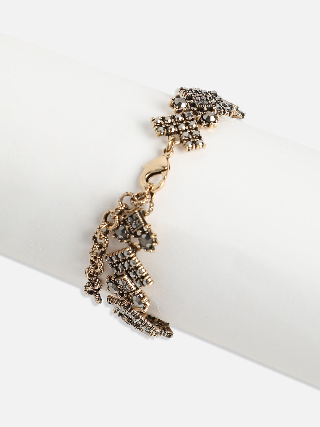 Stone Studded Charm Bracelet