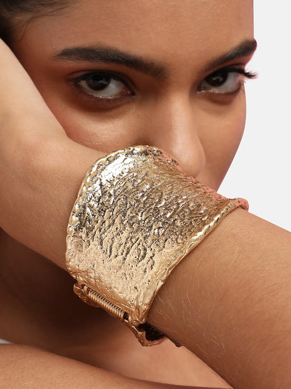 Gold-Plated Cuff Bracelet
