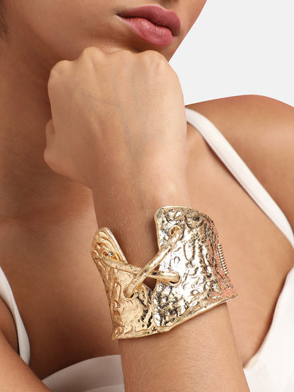Gold-Plated Cuff Bracelet