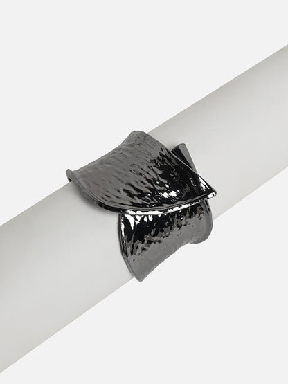 Silver-Plated Bangle-Style Bracelet
