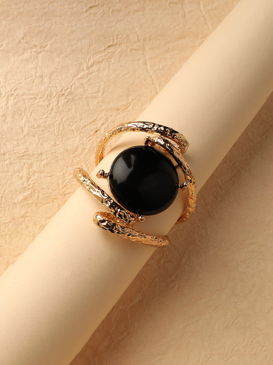 Gold-Plated Kada Bracelet