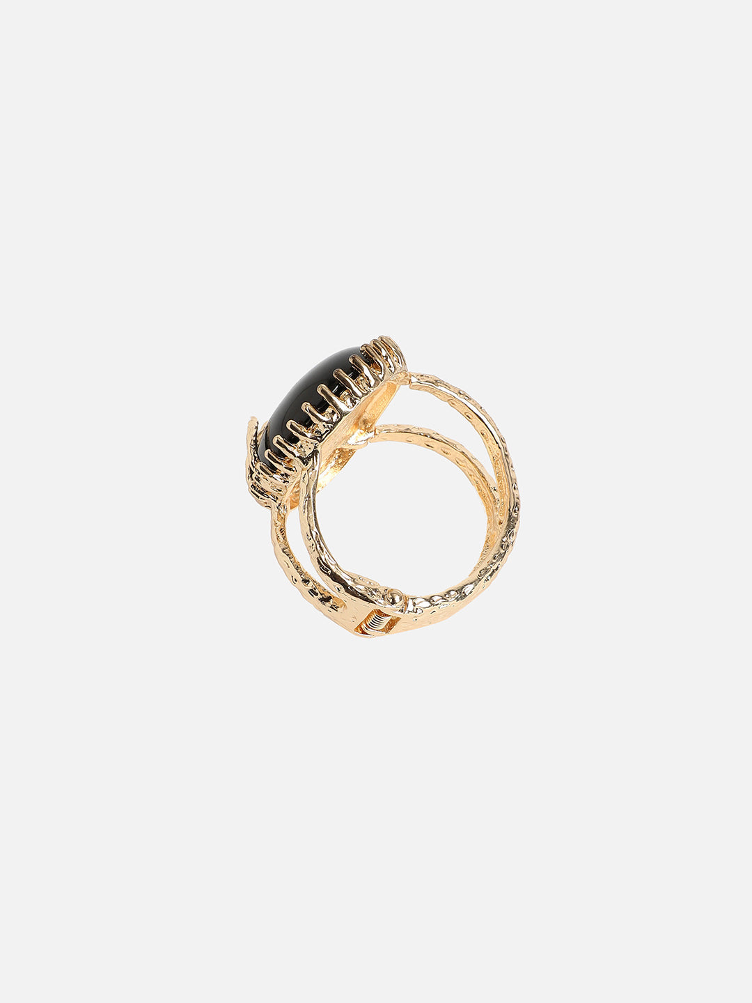 Gold Plated Stone Studded Bangle Style Bracelet