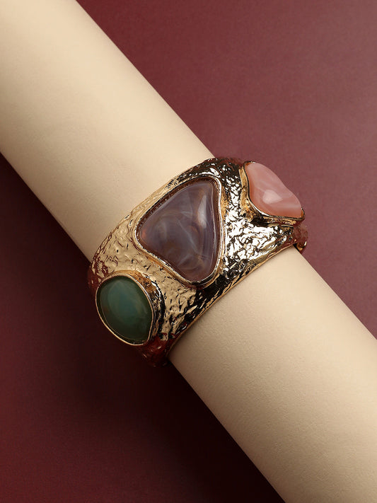 Gold Plated Bangle-Style Bracelet