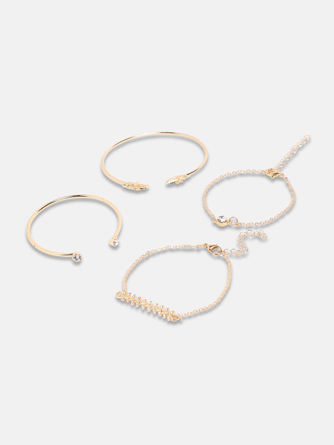 Women's The Foliage Multi-Layer Bracelet - California Gold