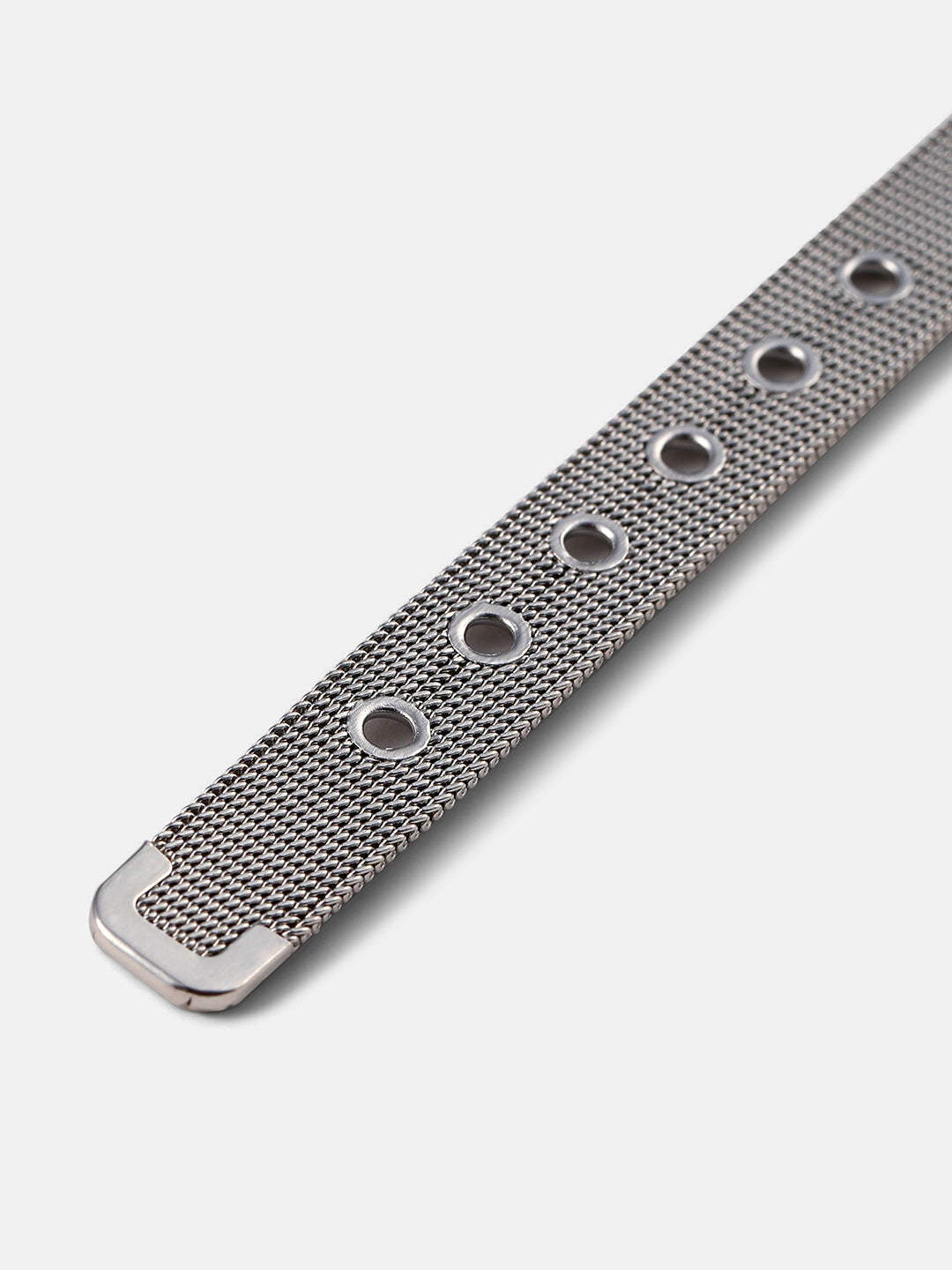 The Montre Statement Bracelet - Metallic Silver-SOHIBR8811