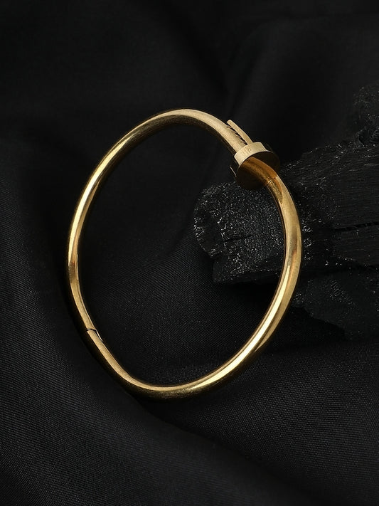 The Screw Bangle Bracelet - California Gold-SOHIBR8813