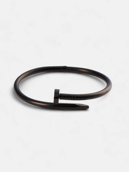 The Screw Bangle Bracelet - Onyx Black-SOHIBR8815