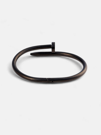 The Screw Bangle Bracelet - Onyx Black-SOHIBR8815