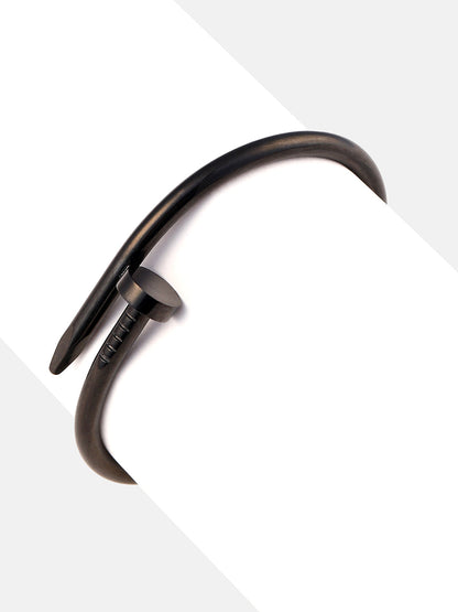 The Screw Bangle Bracelet - Onyx Black-SOHIBR8815