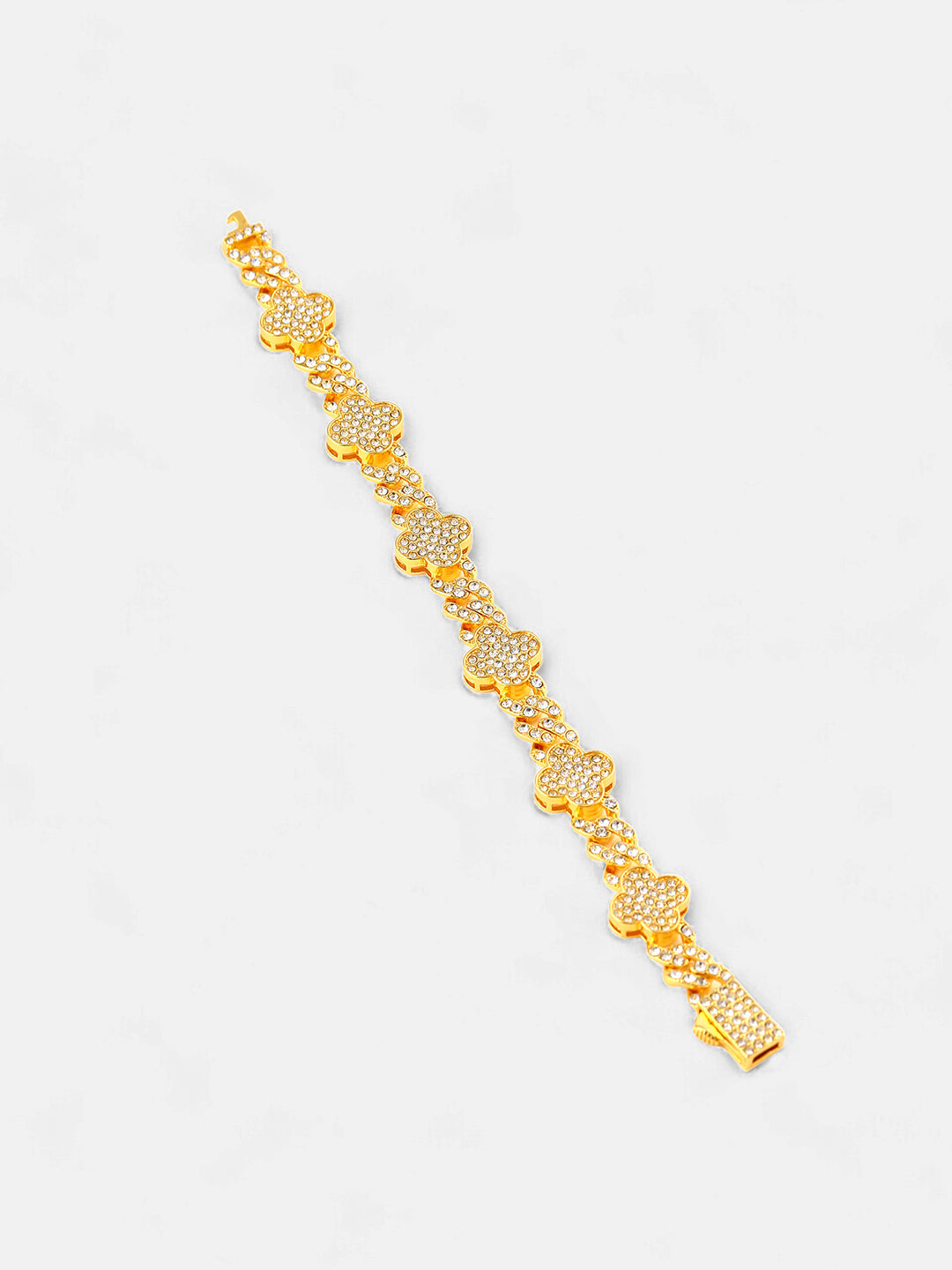 The Small Clover Tennis Bracelet - Chalice Silver-SOHIBR8816