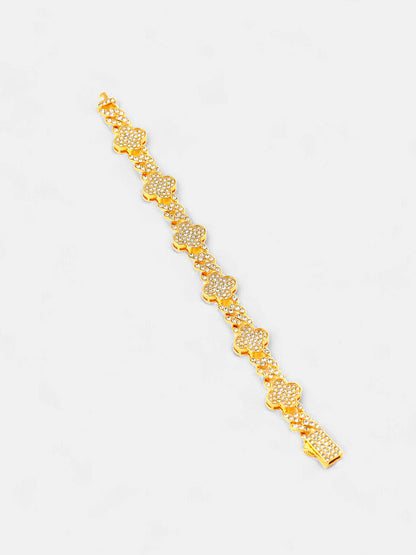 The Small Clover Tennis Bracelet - Chalice Silver-SOHIBR8816