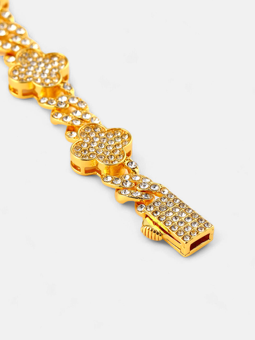 The Small Clover Tennis Bracelet - Chalice Silver-SOHIBR8816