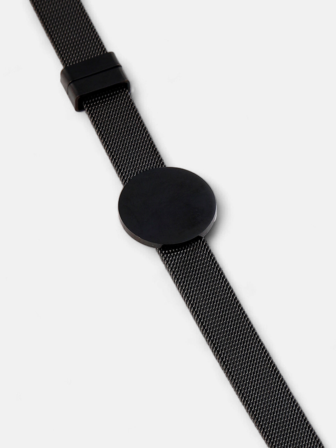 The Montre Statement Bracelet - Onyx Black-SOHIBR8819
