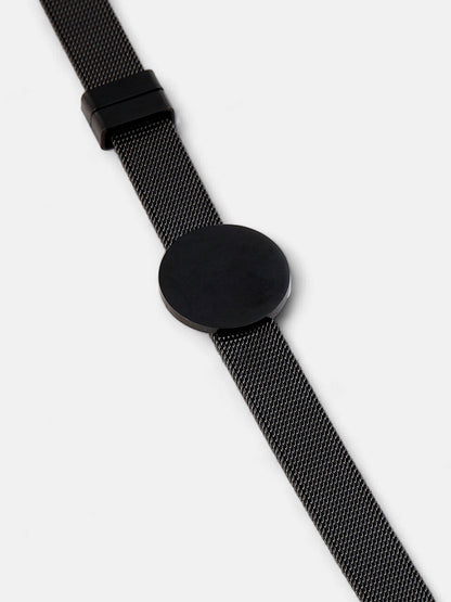 The Montre Statement Bracelet - Onyx Black-SOHIBR8819