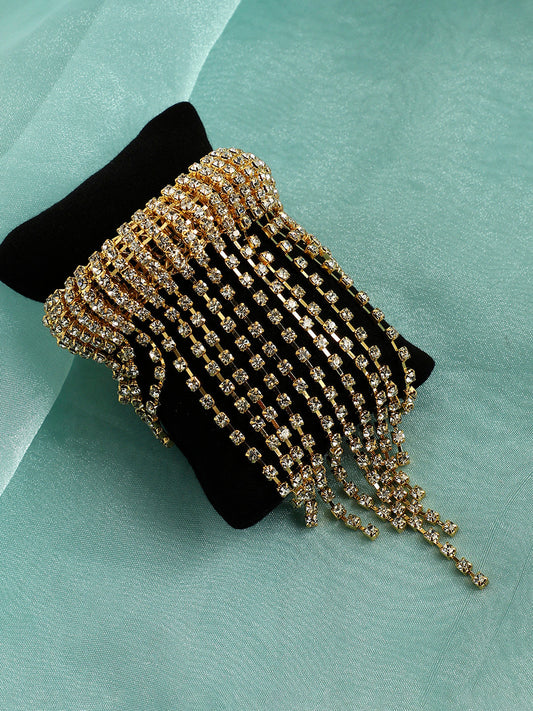Gold-Plated Bangle-Style Bracelet