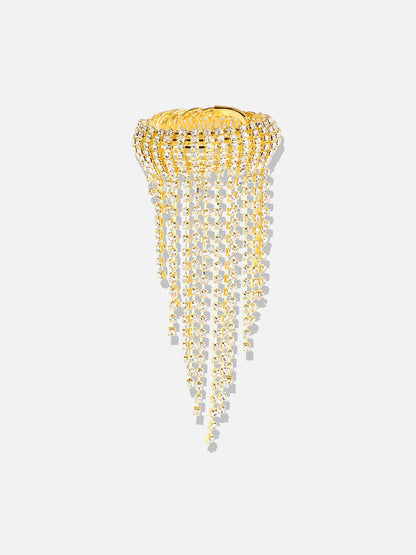 Gold-Plated Bangle-Style Bracelet