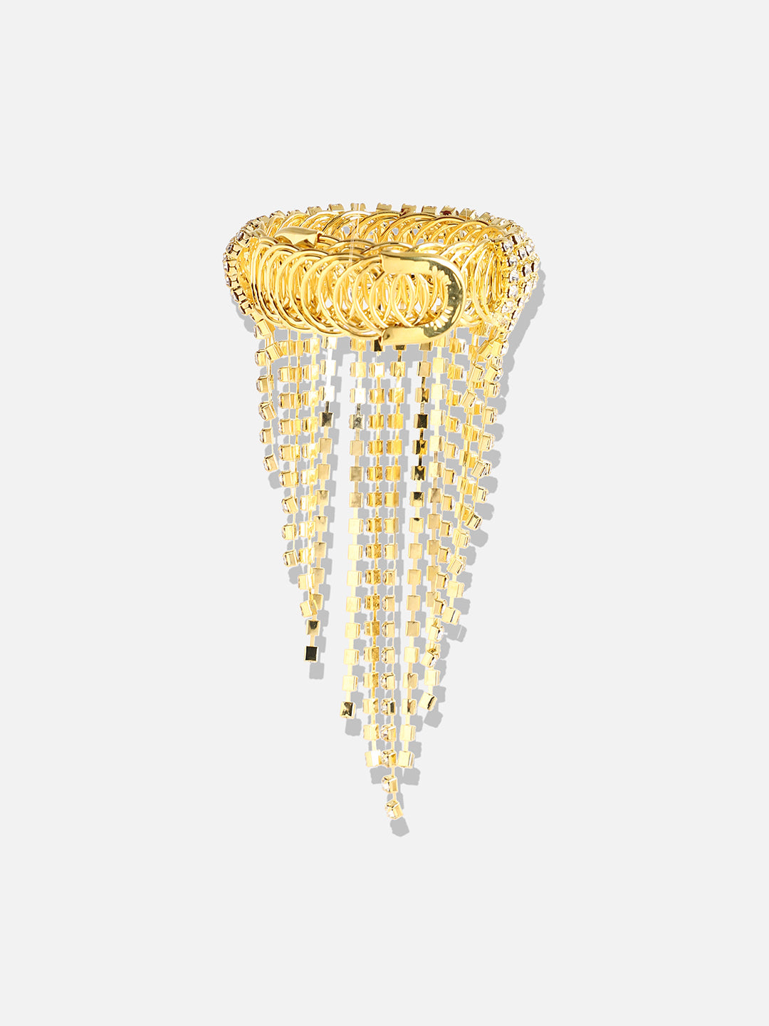 Gold-Plated Bangle-Style Bracelet