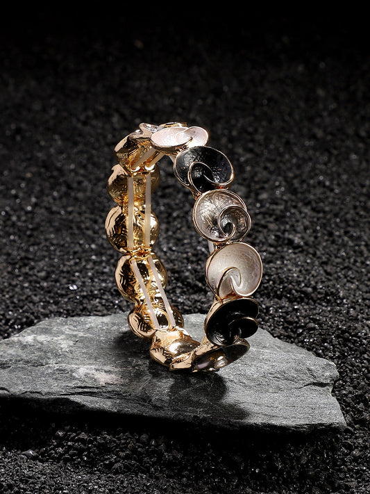 Gold Plated Elasticated Bracelet