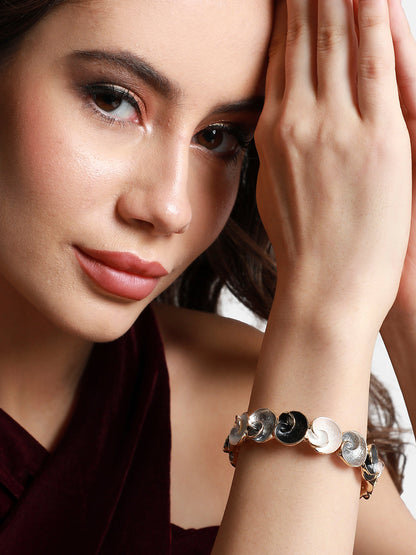 Gold Plated Elasticated Bracelet