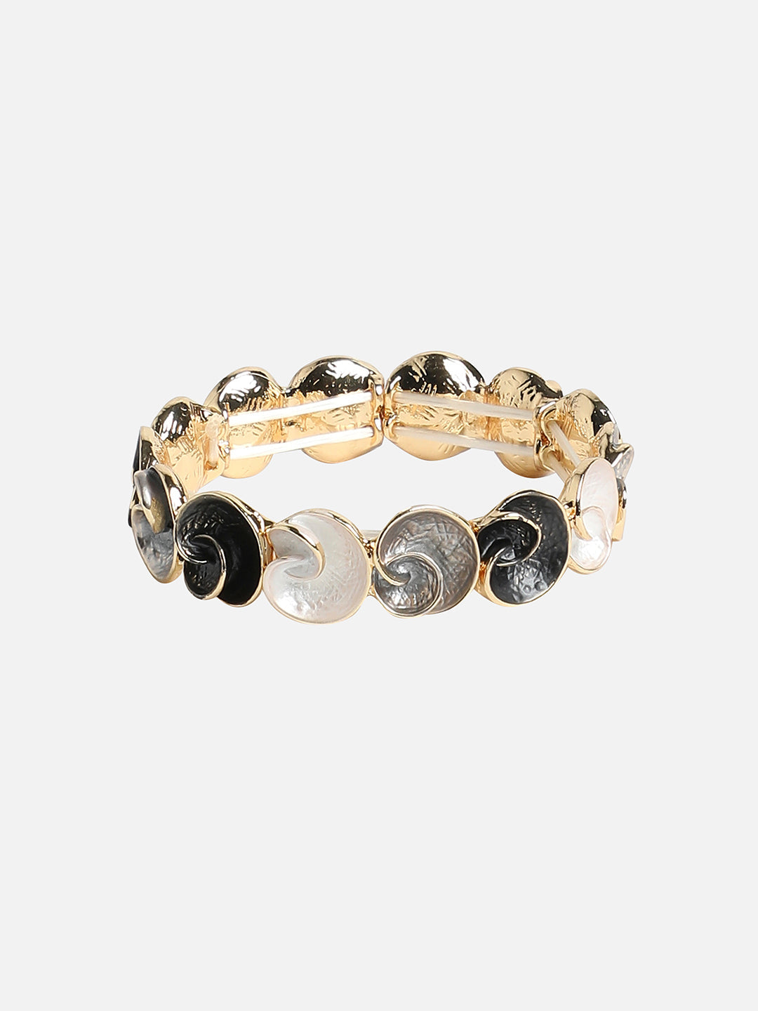 Gold Plated Elasticated Bracelet