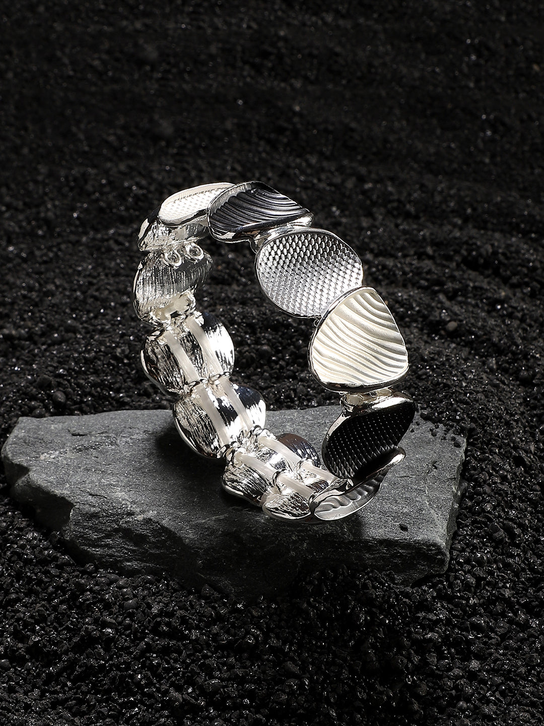 Silver Plated Elasticated Bracelet