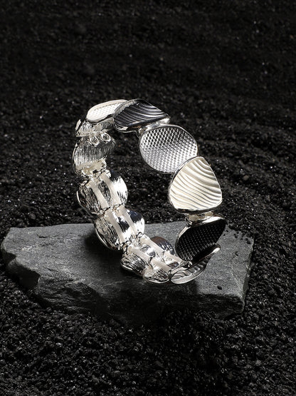 Silver Plated Elasticated Bracelet