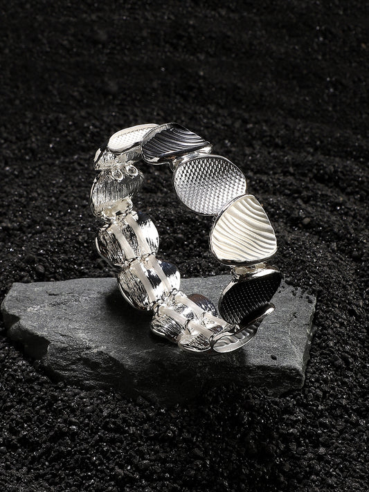 Silver Plated Elasticated Bracelet