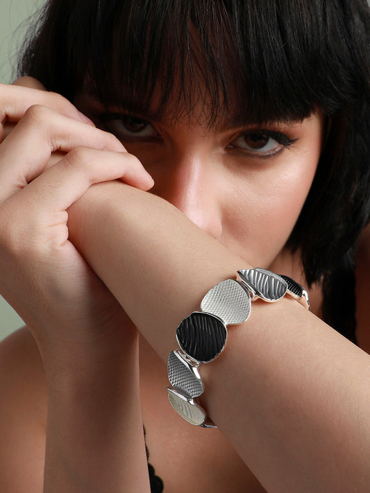 Silver Plated Elasticated Bracelet
