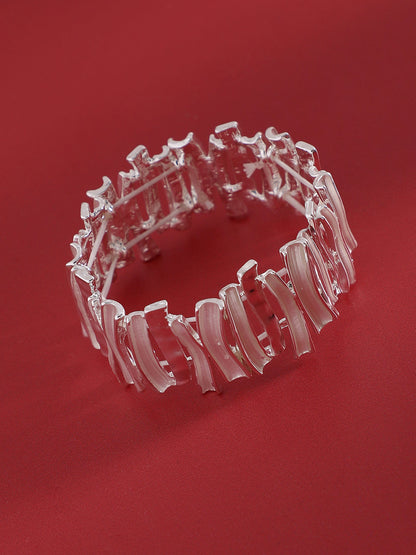 Silver Plated Elasticated Bracelet