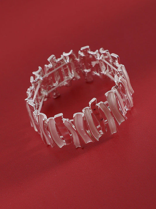 Silver Plated Elasticated Bracelet