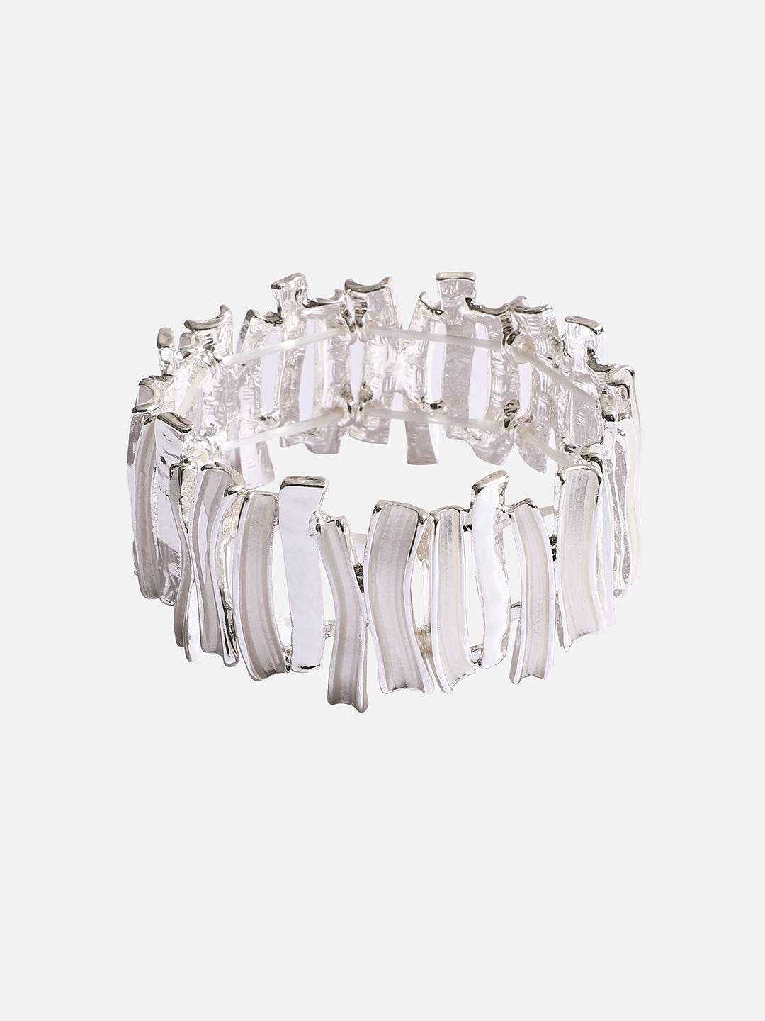 Silver Plated Elasticated Bracelet