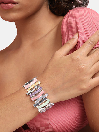 Silver-Plated Cuff Bracelet