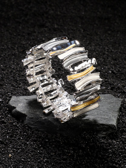 Silver Plated Elasticated Bracelet