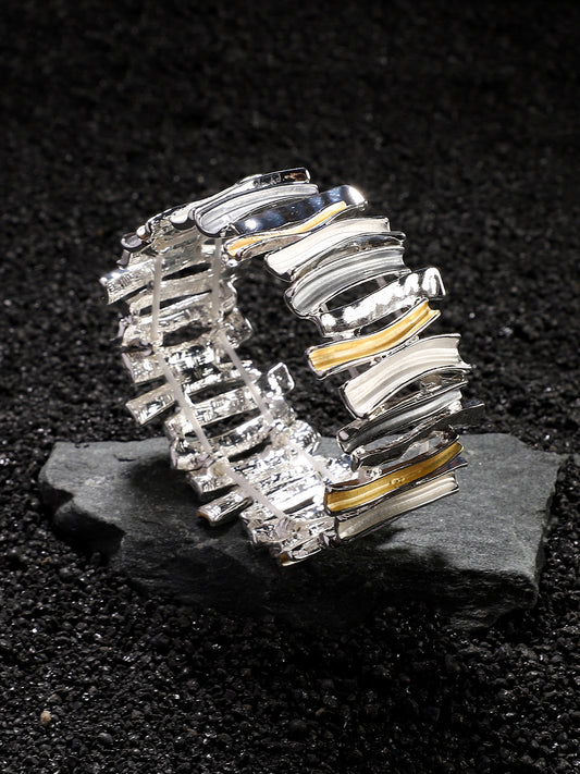 Silver Plated Elasticated Bracelet