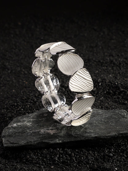 Silver-Plated Kada Bracelet
