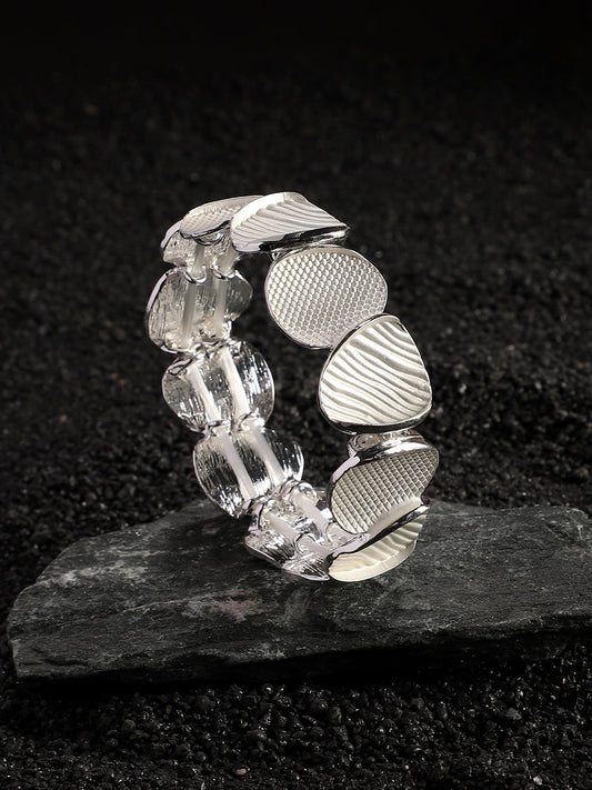 Silver-Plated Kada Bracelet