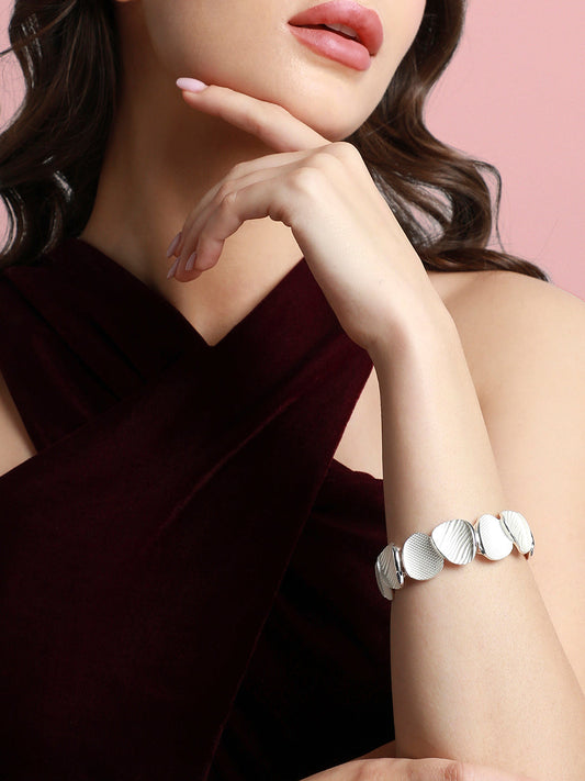 Silver-Plated Kada Bracelet