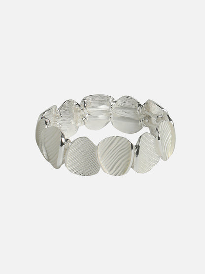 Silver-Plated Kada Bracelet