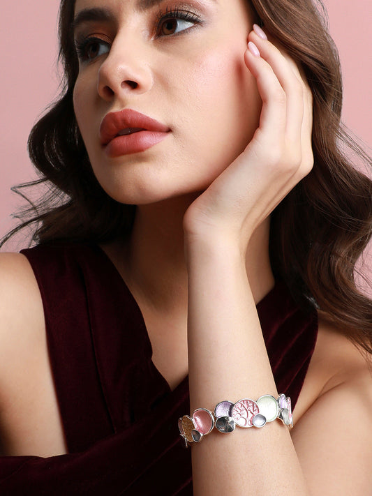 Silver Plated Elasticated Bracelet