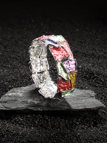 Silver-Plated Kada Bracelet