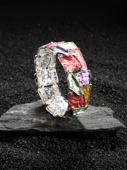 Silver-Plated Kada Bracelet