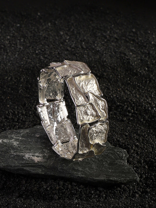 Silver-Plated Kada Bracelet