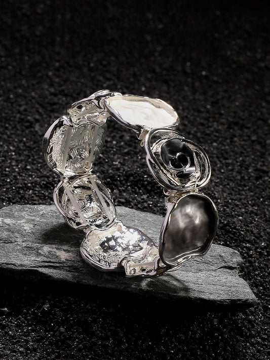Silver-Plated Kada Bracelet
