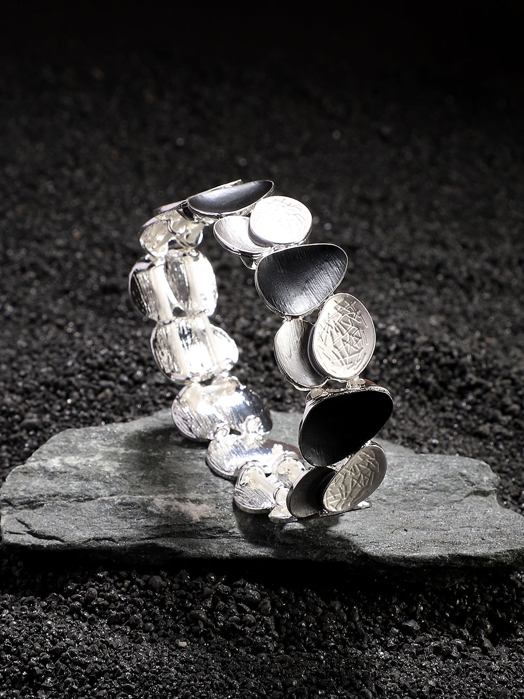 Silver Plated Elasticated Bracelet